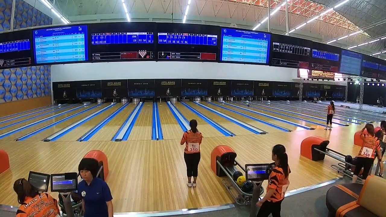 Masters Block 1 - Lanes 3-10 - 25th Asian Tenpin Bowling Championships 2019