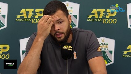 Rolex Paris Masters 2019 - Jo-Wilfried Tsonga :"Il faut continuer... "