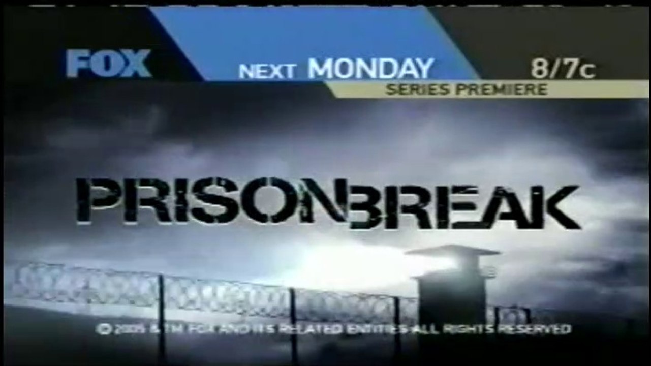 2005 "Prison Break" Series Premiere TV Ads (2)