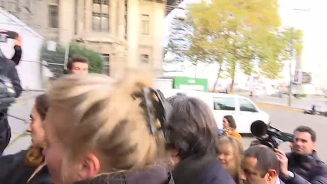 Puigdemont llega a los juzgados que estudiarán hoy la reactivación de la euroorden para su detención