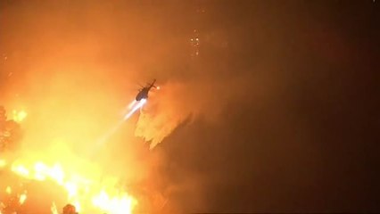 Las llamas avanzan sin control en California