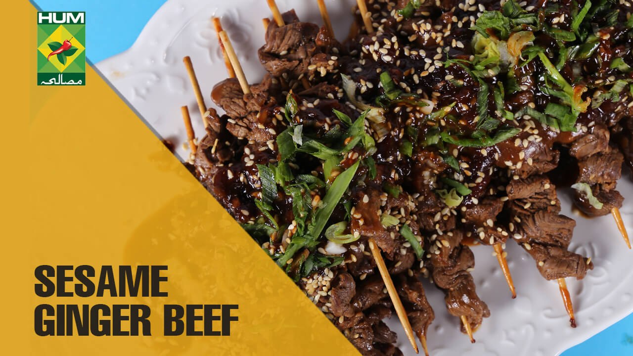 Sesame Ginger Beef | Food Diaries | Masala TV Show | Zarnak Sidhwa