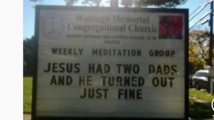 Les messages engagés d'un église qui font le buzz sur Internet !