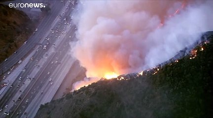 Tombol a tűzvész Kaliforniában
