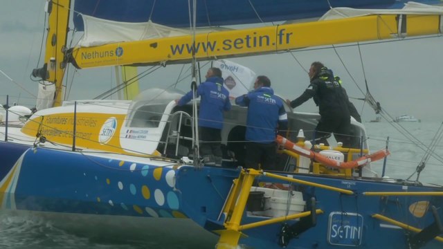 Transat Jacques Vabre Normandie Le Havre2019 : LE SUJET DU JOUR - 28102019 - DÉPART