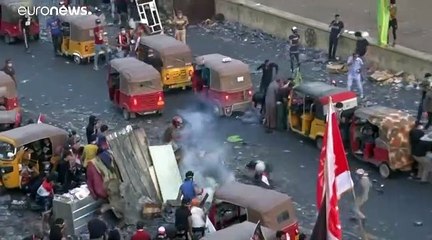 قتلى وجرحى خلال فض اعتصام كربلاء