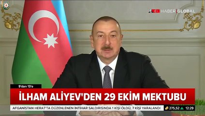 Kardeş Azerbaycan'dan Türkiye'ye 29 Ekim kutlama mesajı