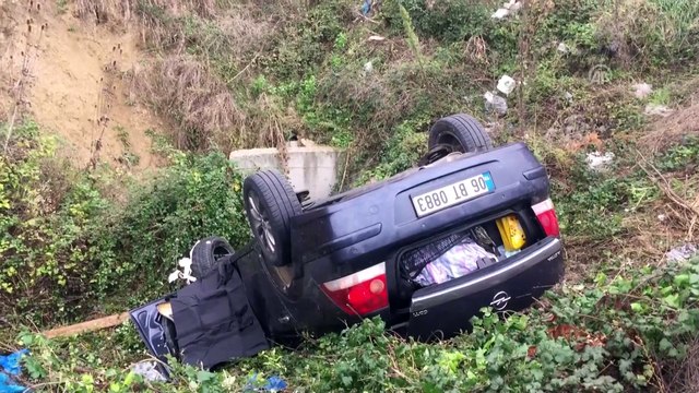 Trafik cezasından yarım saat sonra otomobil devrildi: 2 ölü, 2 yaralı - SAMSUN