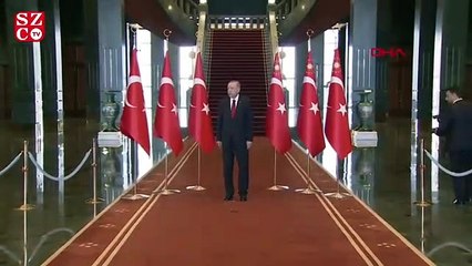 Erdoğan, tebrikleri kabul etti