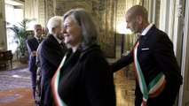 Roma - Mattarella incontra una delegazione di ANCI Piccoli Comuni (29.10.19)
