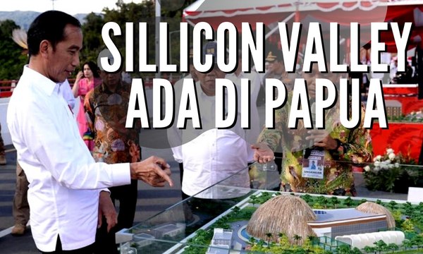 Presiden Jokowi Resmikan Silicon Valley di Papua