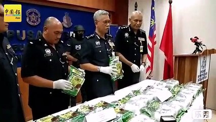 吉兰丹总警长：茶包运毒 冰毒市价150万