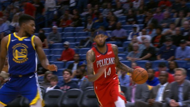 Ingram makes huge dunk over Poole