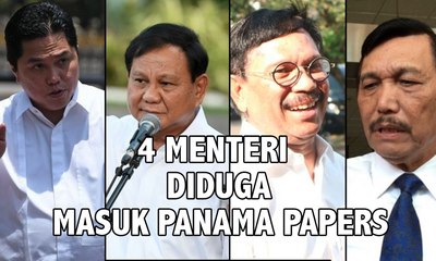 Ada 4 Menteri Jokowi Diduga Terlibat Skandal Panama Papers dan Paradise Papers