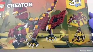 LEGO Creator Mythical Creatures Giant Spider (31073) - Toy Unboxing and Speed Build