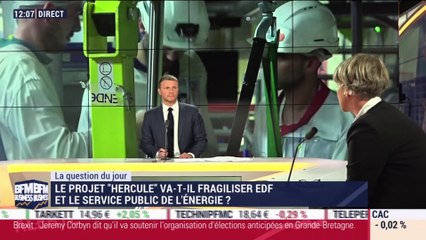 La question du jour: Le projet "Hercule" va-t-il fragiliser EDF et le service public de l'énergie ? – 29/10