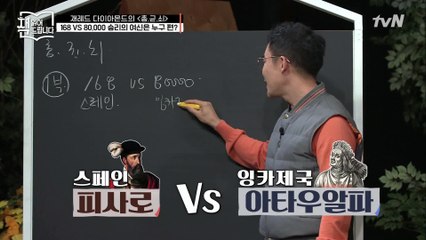 설민석의 [총, 균, 쇠] 강독 ▶ 스페인 군대 168명이 잉카 8만 명을 이긴 방법!