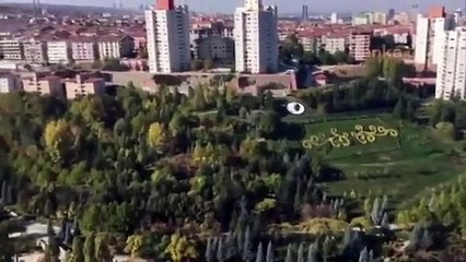 Melih Gökçek’in evinin karşısına Atatürk portresi konuldu