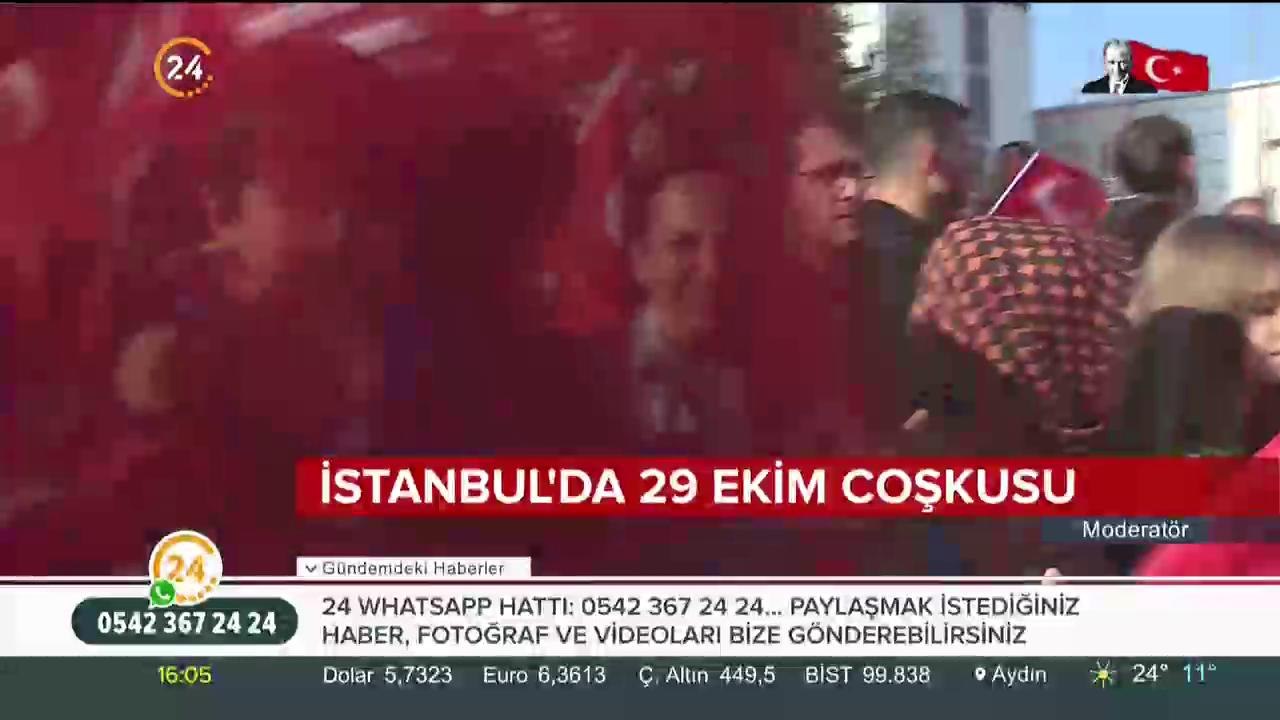 İstanbul'da #29Ekim coşkusu