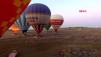 Denizli pamukkale'de 1600 metre yüksekte çifte bayram