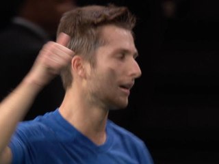 Rolex Paris Masters - Moutet bat Lajovic et rejoint Djokovic