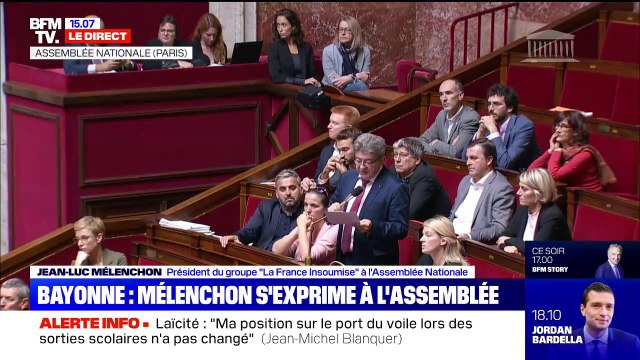 Selon Jean-Luc Mélenchon, l'attaque contre la mosquée de Bayonne est le symbole d'une stigmatisation des musulmans
