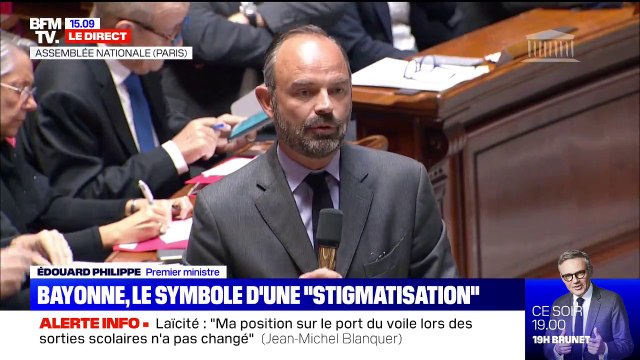 Édouard Philippe: Nous devons faire très attention, élus ou responsables politiques, à ce que nous disons sur toutes les religions