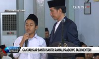 Ganjar Pranowo Siap Bantu Santri “Peramal” Prabowo Menteri Jokowi