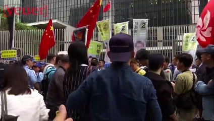 Hundreds Surround A Barcelona Train Station Protesting Recent Political Arrests