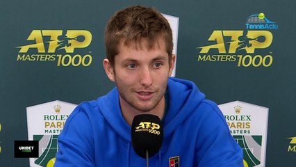 Rolex Paris Masters 2019 - Corentin Moutet : "Il faut que je trouve un entraineur pour continuer à travailler et avoir une équipe saine"