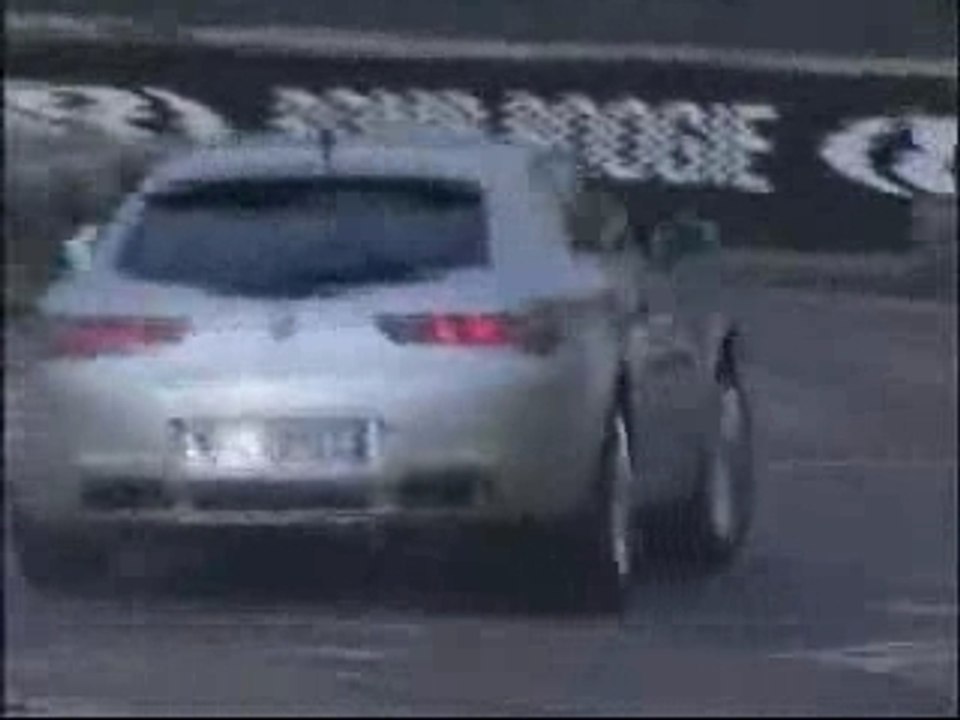 Alfa Brera test drive at Motor Show