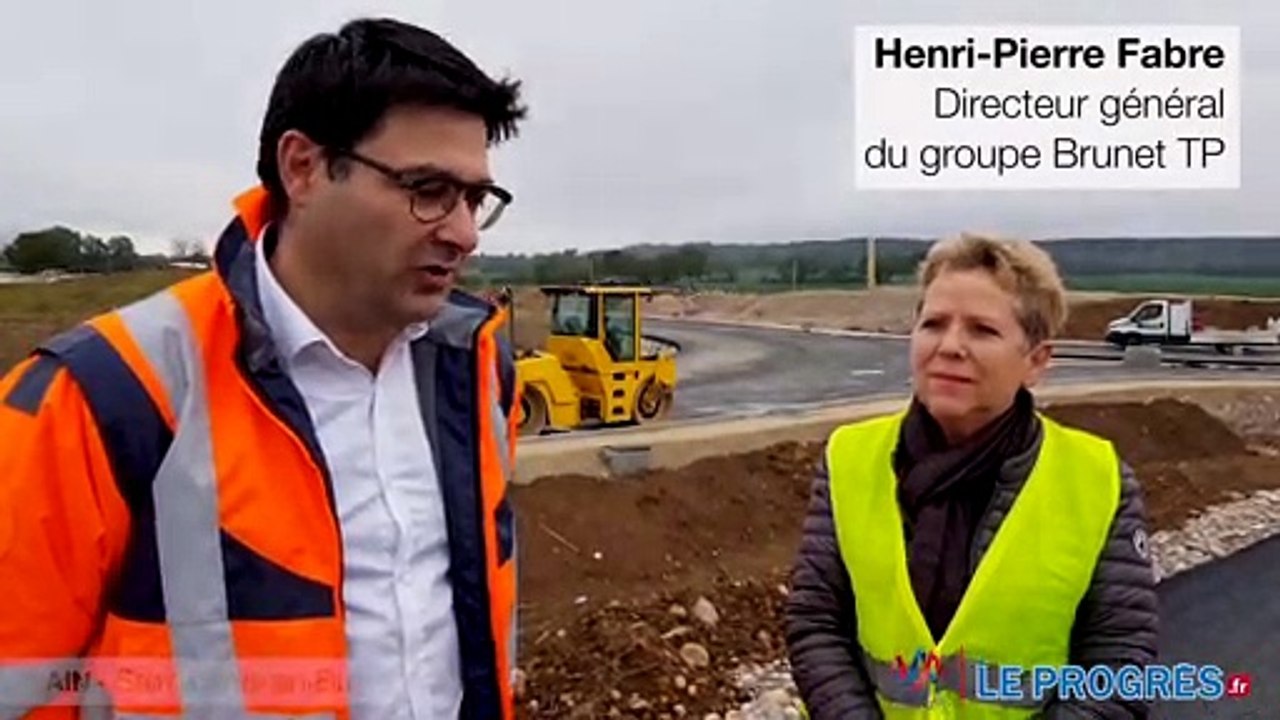 Un nouveau rond point à Saint-Denis-en-Bugey