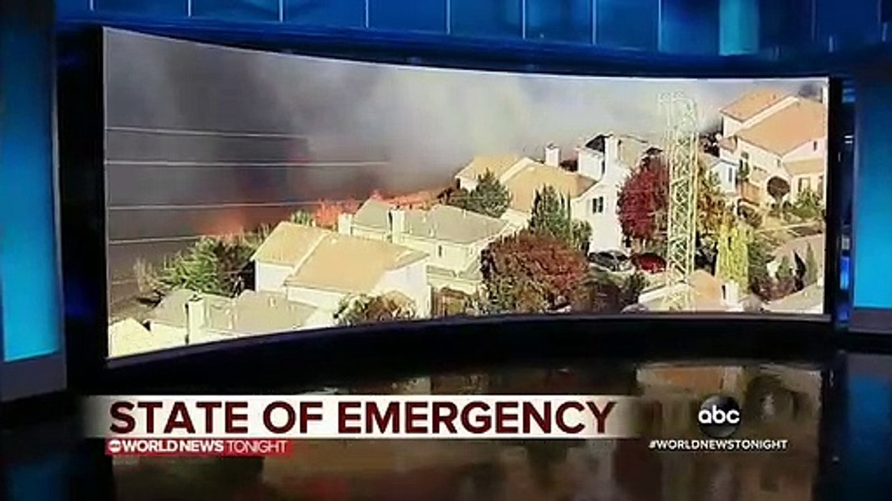 California Governor Issues Statewide Emergency Amid Threatening Wildfires