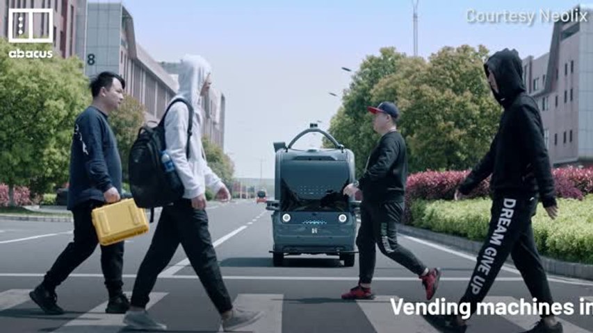 China's self-driving vending machine