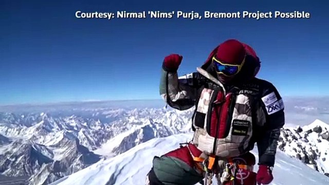 Man smashes record for scaling world's highest mountains