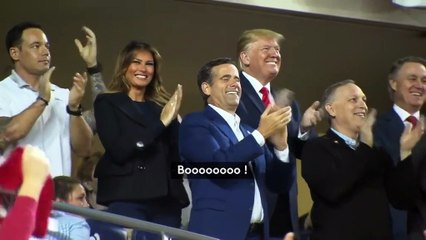 Etats-Unis : Donald Trump hué pendant un match de baseball