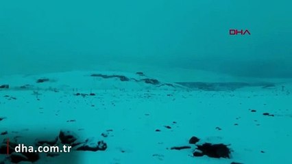 Mevsimin ilk karı yağdı... Kış çetin geçecek