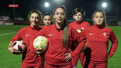 Las futbolistas del Sporting de Gijón responden a José María García