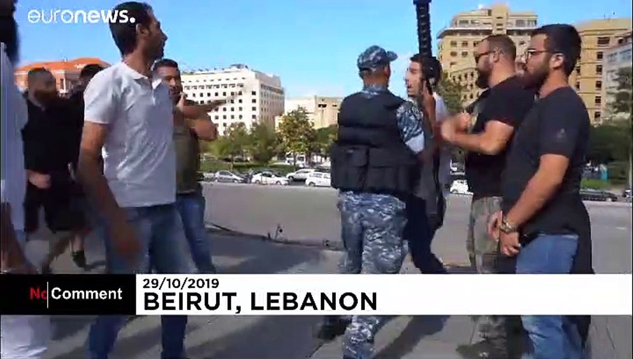 Mindestens 6 Verletzte: Angriff auf Protestlager in Beirut
