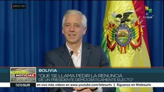 teleSUR Noticias: Reafirman solidaridad con pdte. Evo Morales