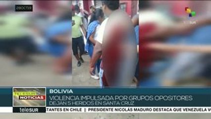 Bolivia: oposición impulsa acciones violentas, hay 5 heridos