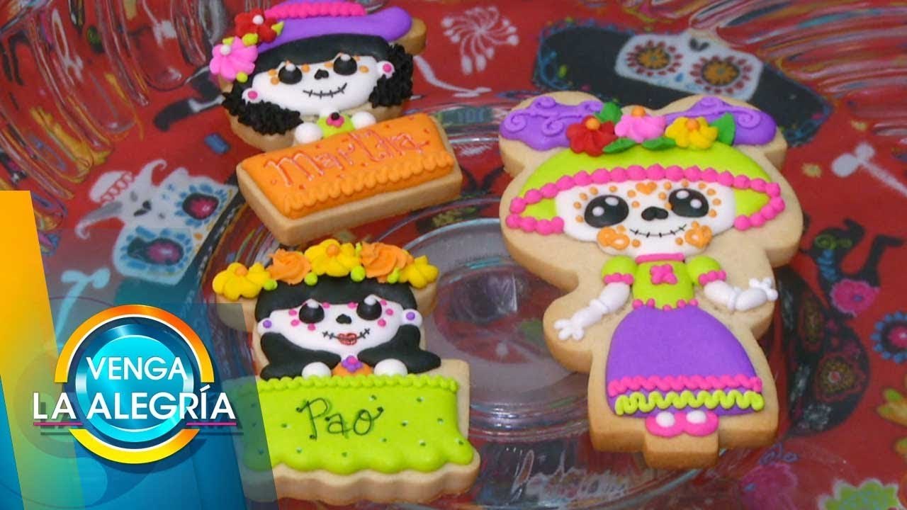 ¡Galletas decoradas para Día de Muertos y Halloween! ¡Terroríficamente deliciosas!| Venga La Alegría