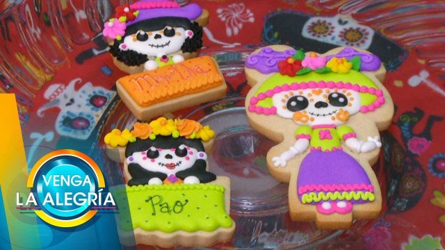 ¡Galletas decoradas para Día de Muertos y Halloween! ¡Terroríficamente deliciosas!| Venga La Alegría