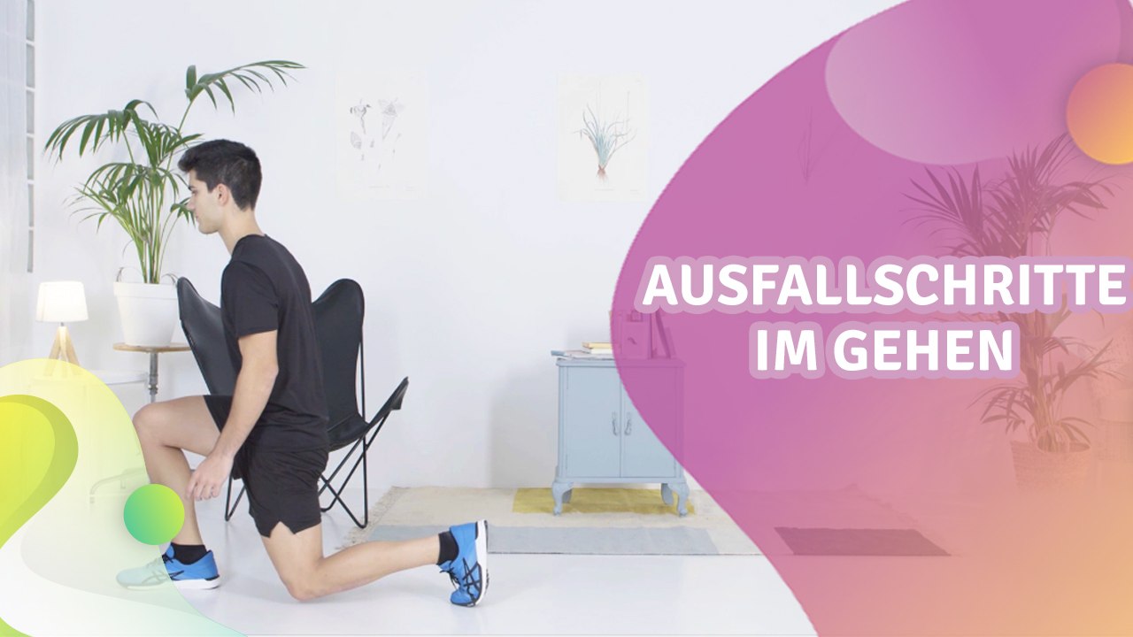 Ausfallschritte im Gehen - Besser gesund Leben