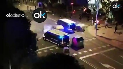 Atropello por parte de un furgón de los Mossos d'Esquadra