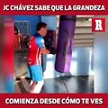 Julio César Chávez entrena con el jersey de las Chivas