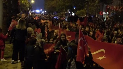 Çanakkale'de coşkulu fener alayı