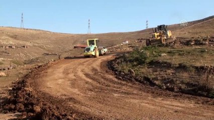 Aydos Yaylası yolunda genişletme ve stabilizasyon çalışması