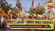 Marchan miles en Barcelona a favor de la unidad de España