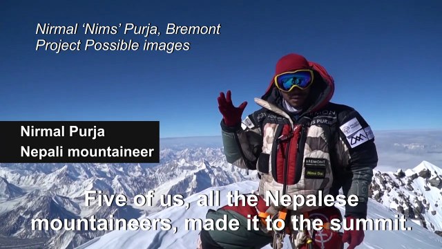 Nepali climber claims new record for 14 highest peaks